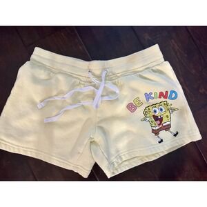 BE KIND Spongebob Squarepants Knit Shorts Yellow XS